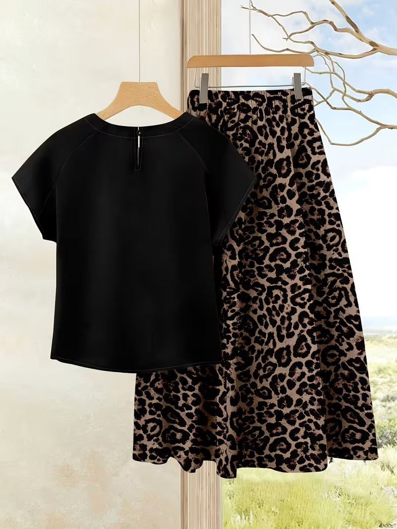 Vintage Bloom Vacation Skirt Set