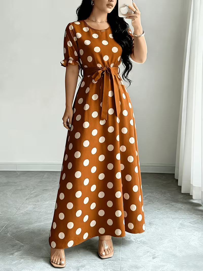 Floral Grace Waist Dress