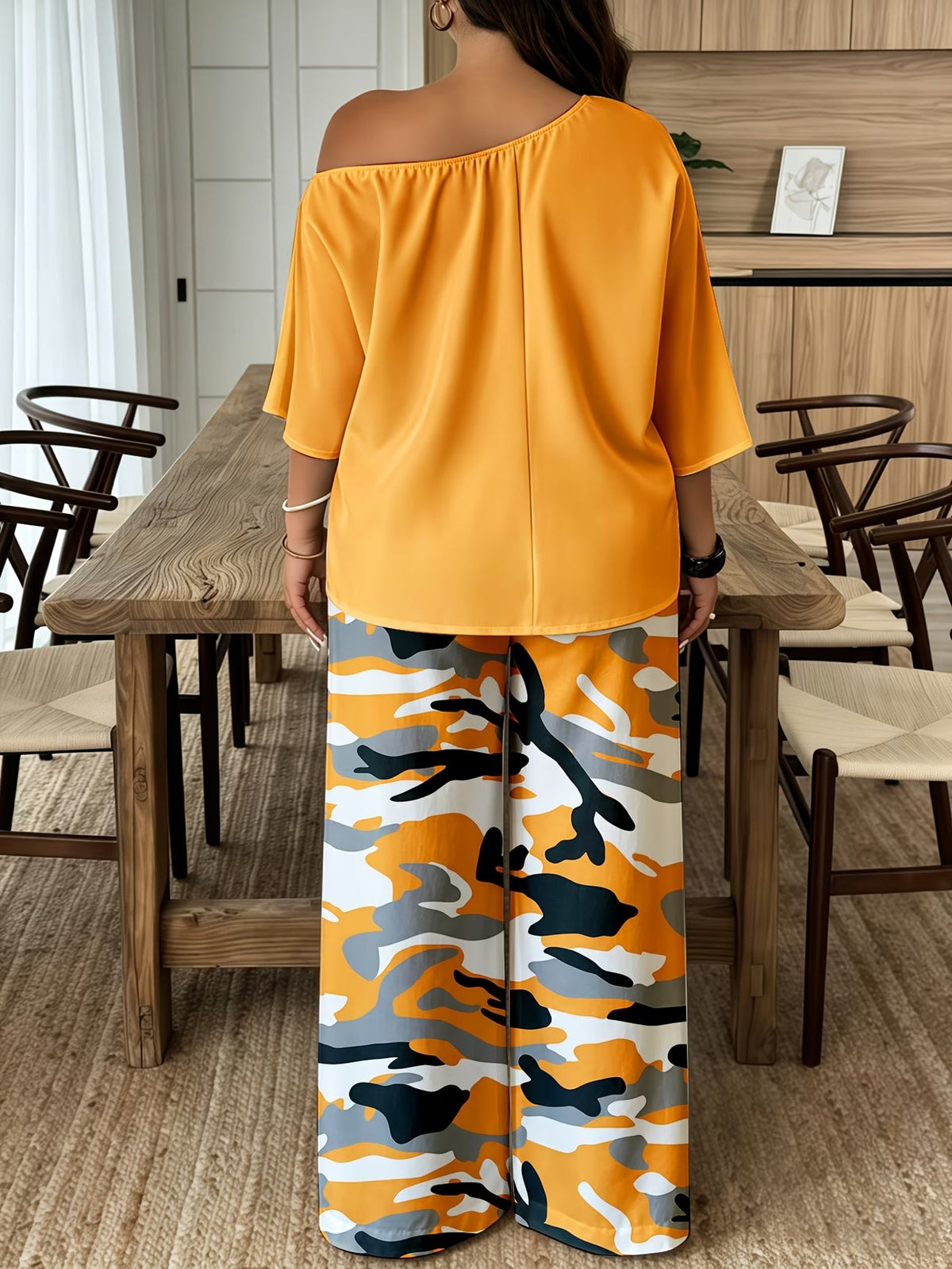 Neon Queen Camo Lounge Co-Ord Set