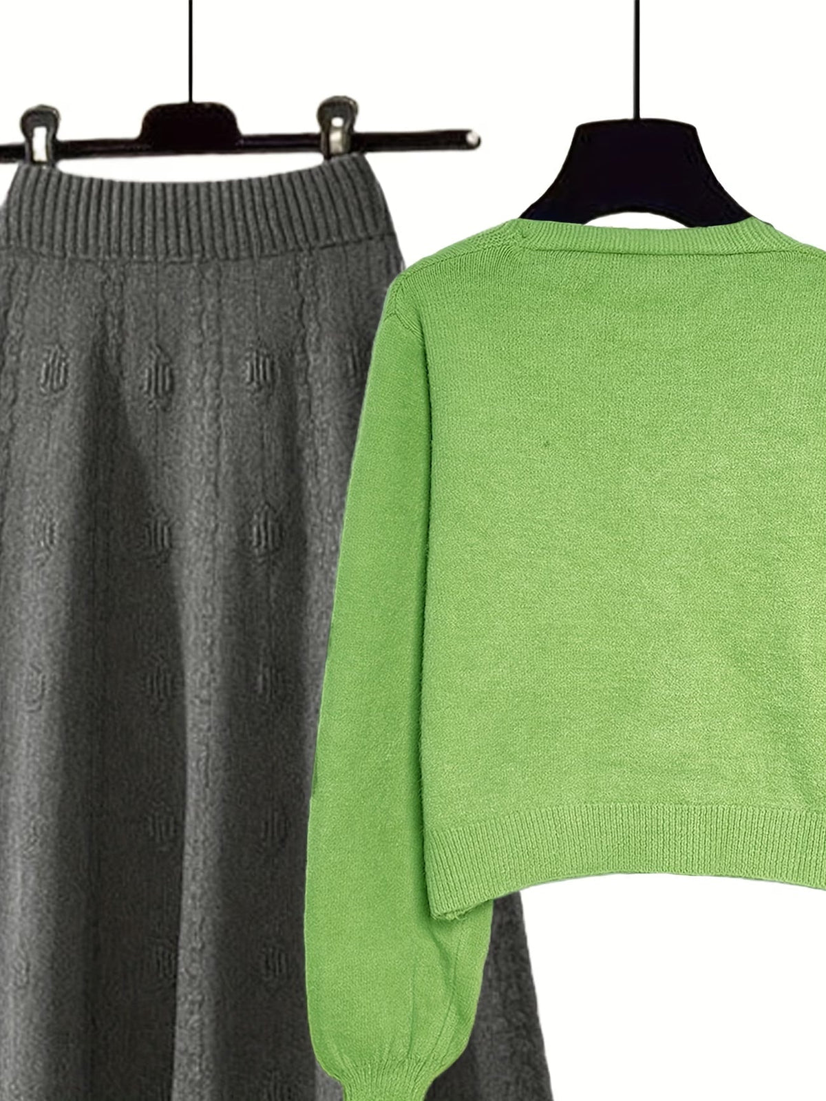 Women’s Knit Top & Skirt Set
