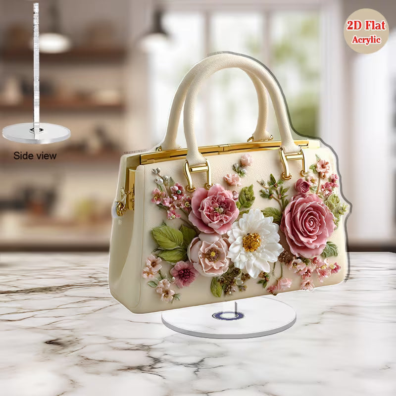 Elegant Floral Designer Handbag