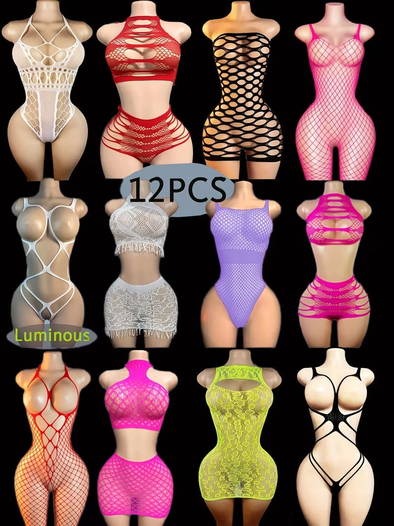 AllureNet Stretch Bodysuit Set
