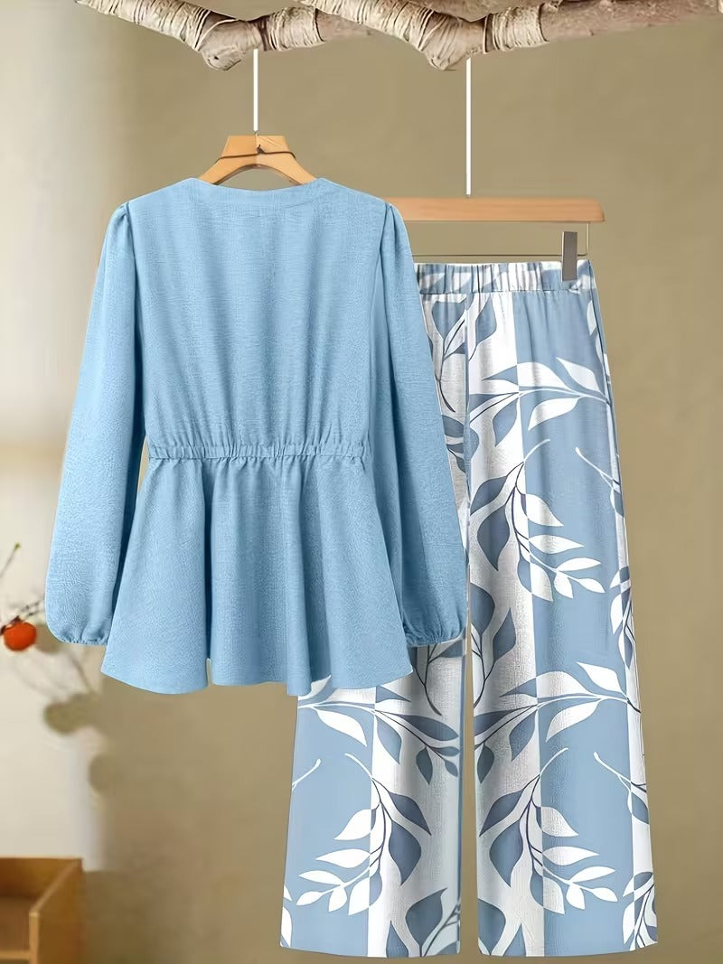 Women’s Stylish Floral Pants Set
