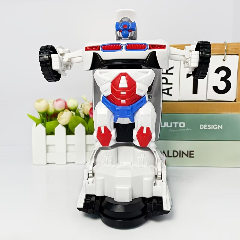 DAYS Transforming Sports Car Toy with Lights & Music
