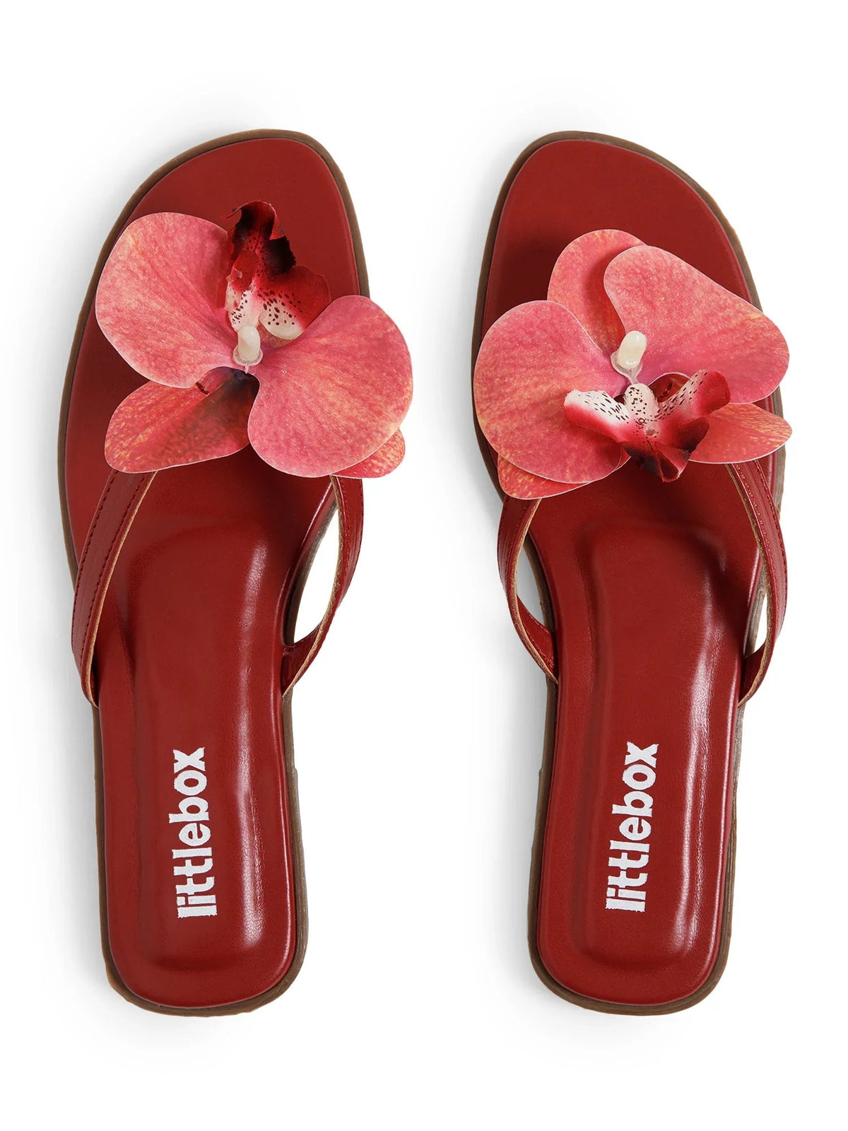 Cherry Butterfly Orchid Decor Beach Flat