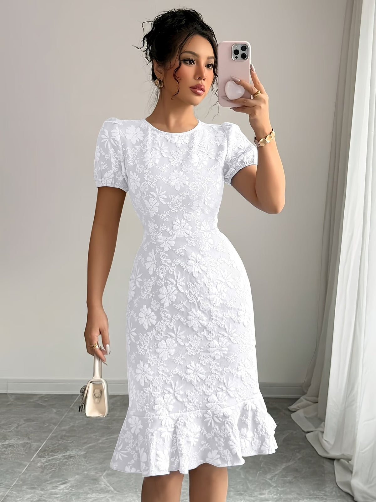 Women’s Summer Floral Bodycon Party Dress
