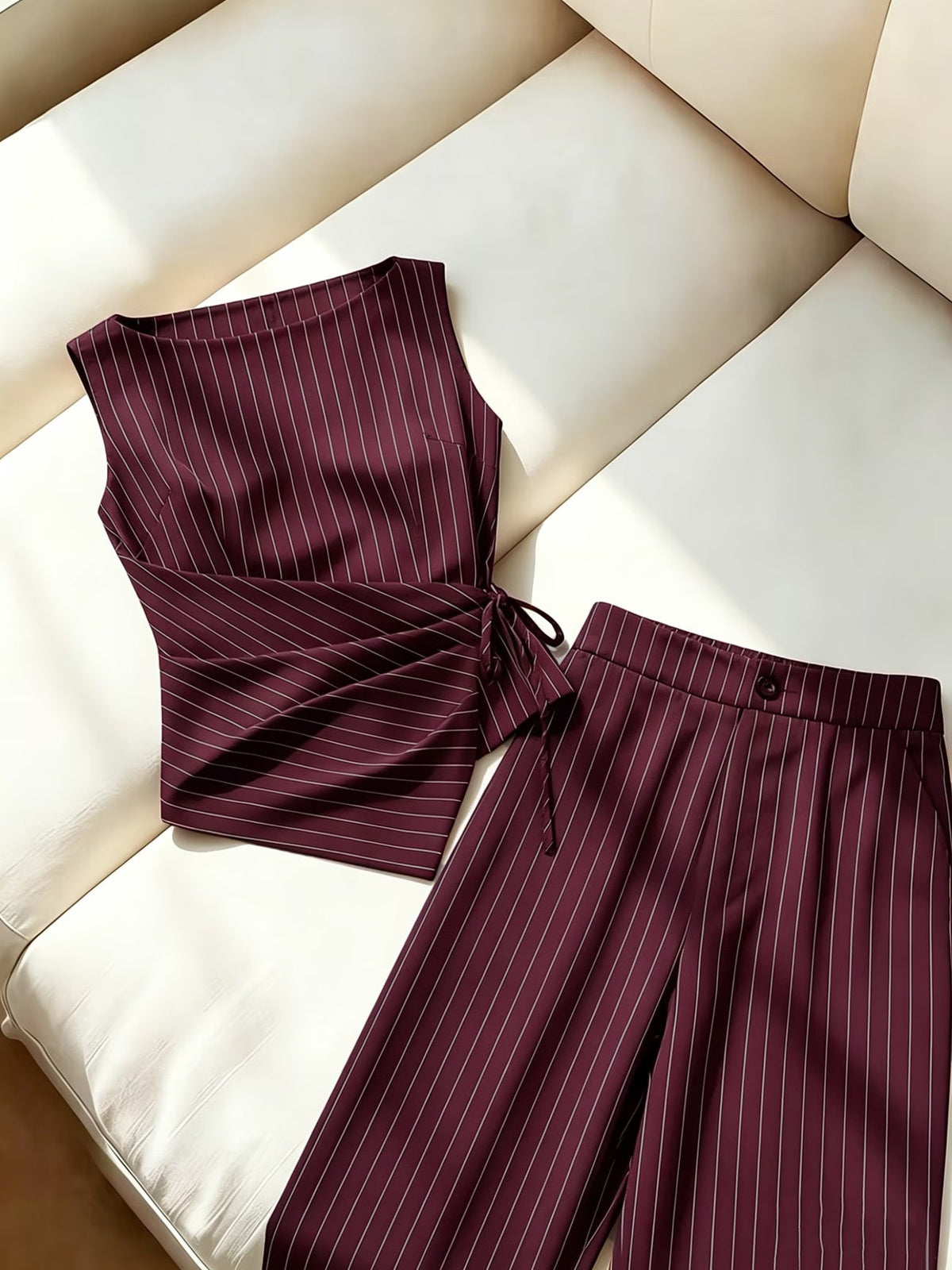 Luxe Pinstripe Co-Ord Set🖤