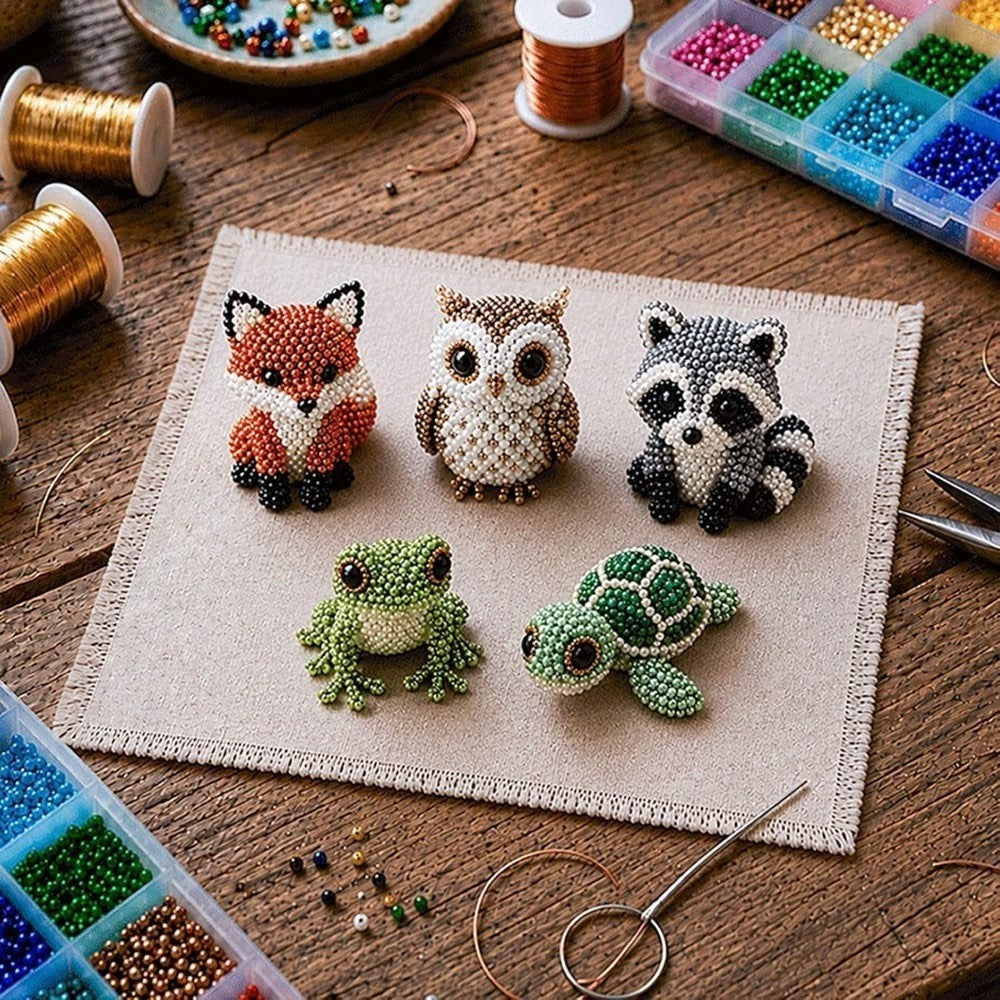 WildCharm Animal Bead Craft Kit