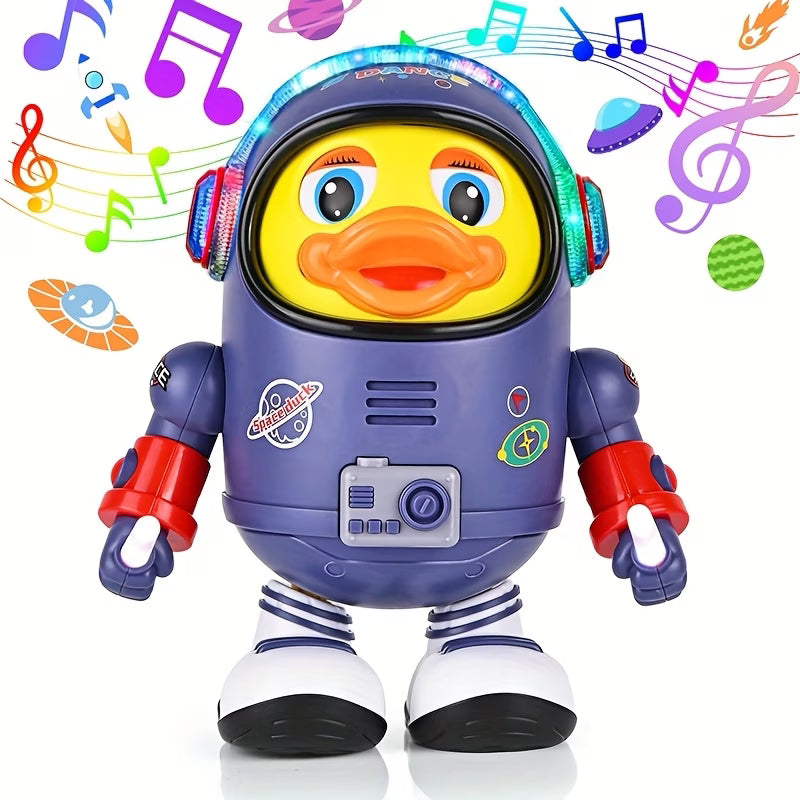Robot Panda & Electric Space Duck Toy – Light & Music Fun for Kids 2+