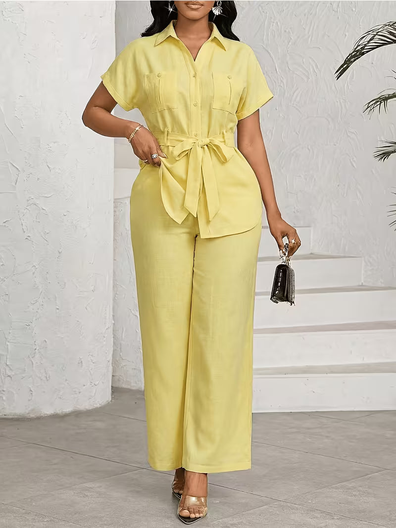 Chic Sunshine Co-Ord Set💛