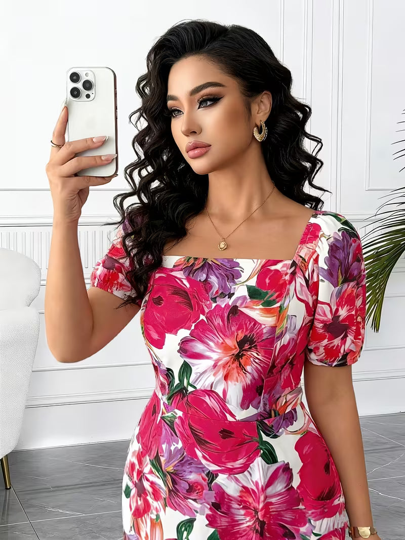 Floral Escape Midi Dress