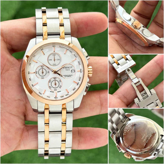 Everyday Wear Couturier Chronograph Watch With Classic Appeal
