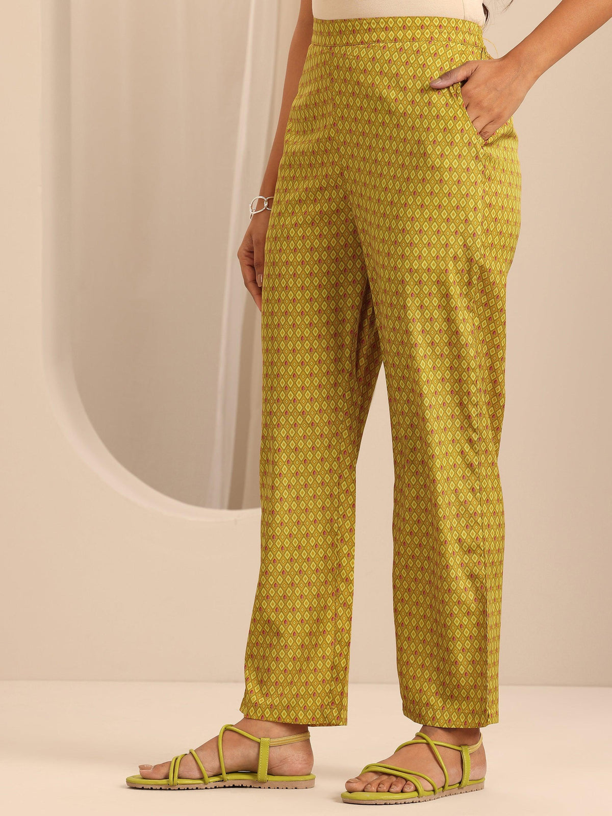Anouk Multi Printed Poly Crepe Straight Kurta Set