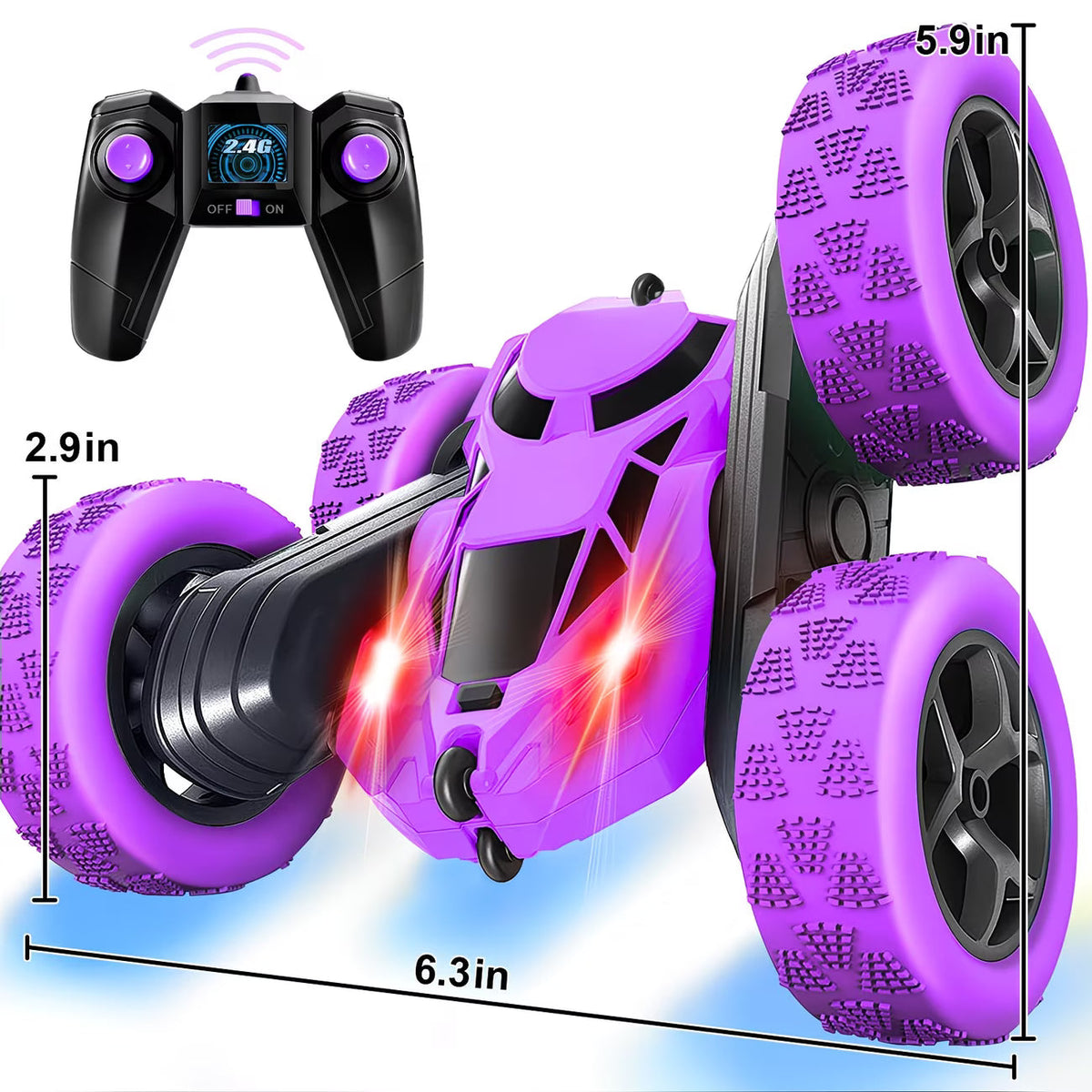 🚗 360° Flip 4WD Remote Control Stunt Car for Kids