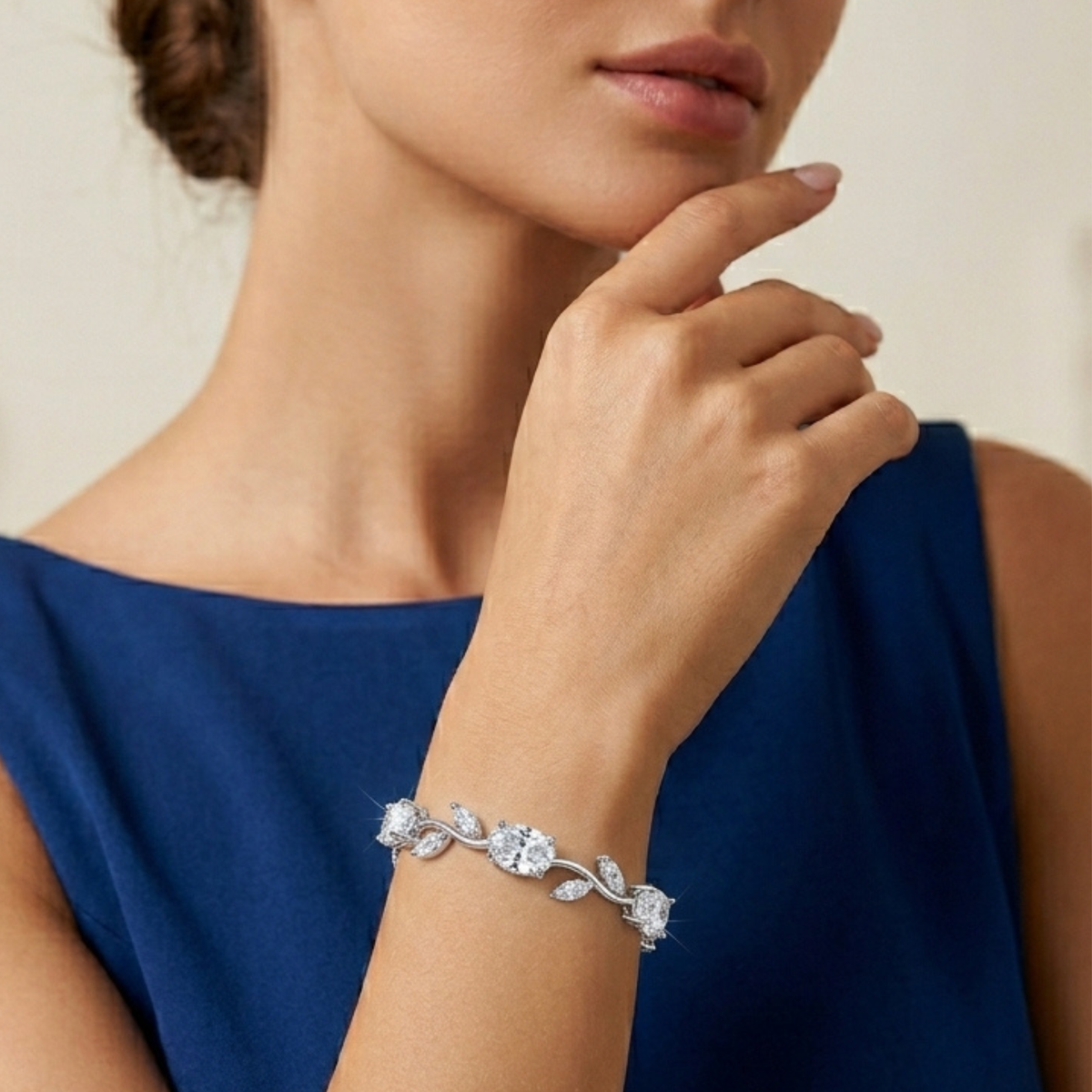 Silver Tulip Bracelet