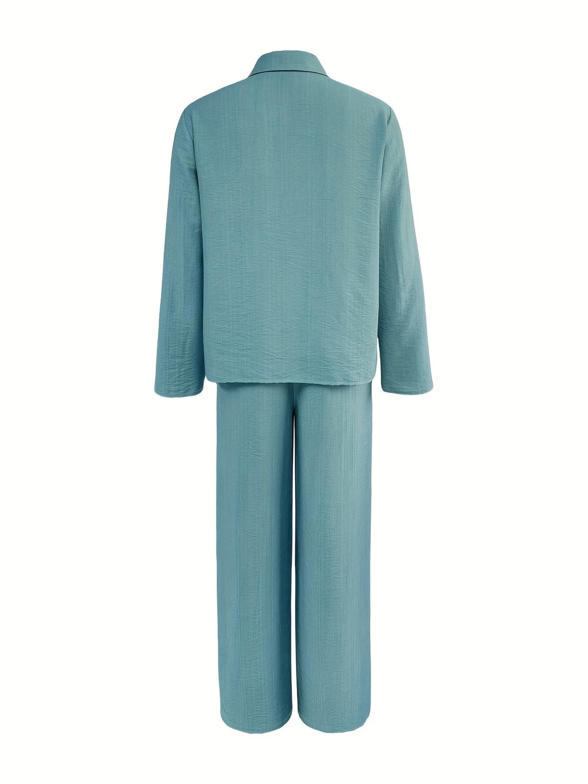 Women’s Stylish Casual Two-Piece Suit for Spring & Autumn – Comfortable Top & Matching Pants Set