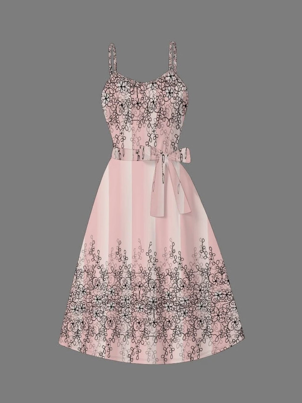 Long Sleeve Round Neck Top with Belt Bow Detail & Matching Skirt | Stylish Spring/Summer Party & Occasion Wear for Women