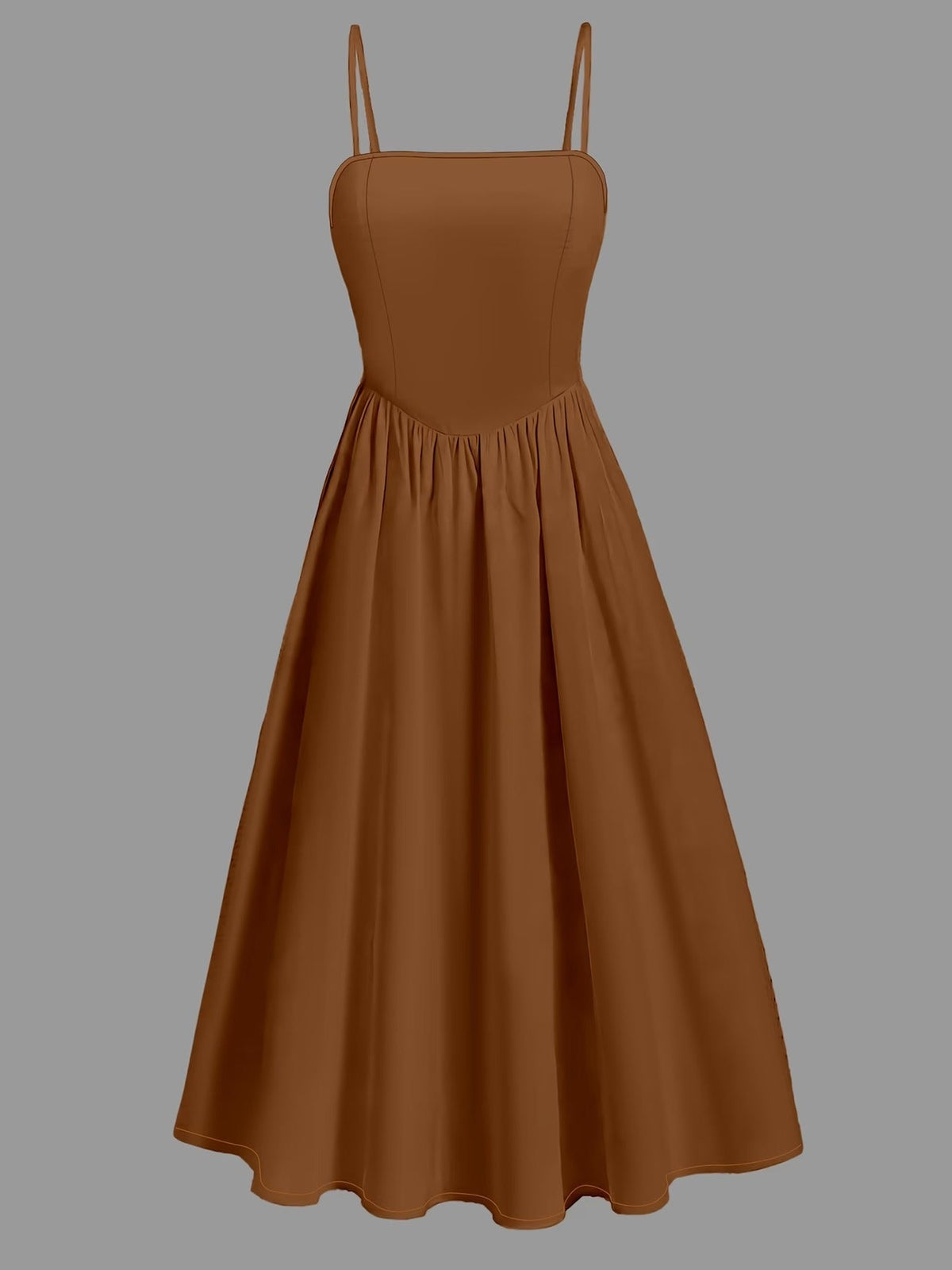 Elegant Solid Long-Sleeve Shirt & Waistline Maxi Skirt Set – Sophisticated Women’s Two-Piece Outfit