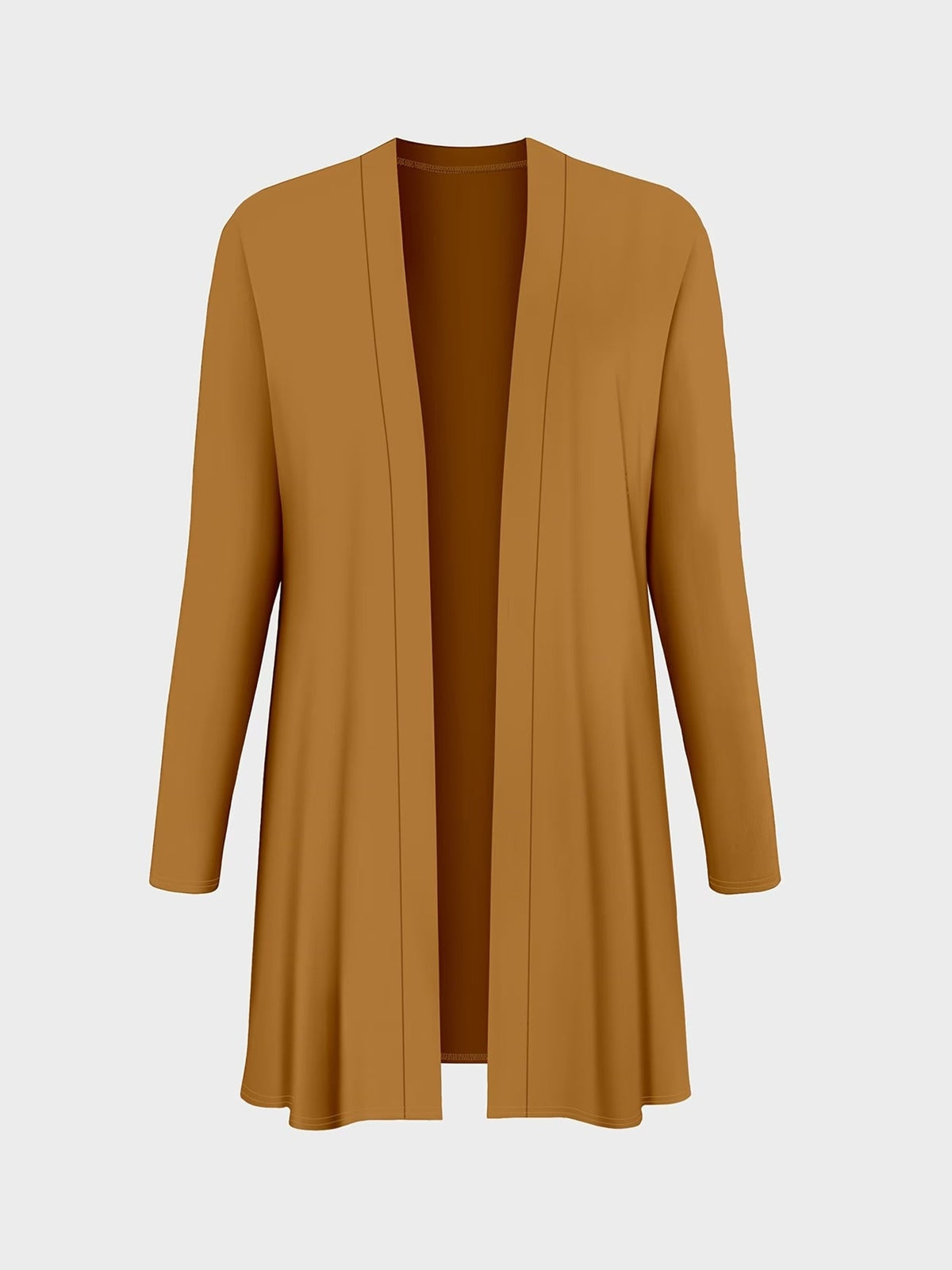 Elegant Solid Color Cardigan with Printed Top & Casual Long Pants – Stylish 3-Piece Women’s Set