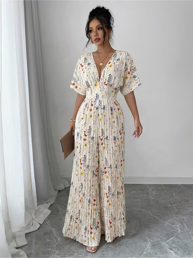 Scarlet Grace Pleated Jumpsuit