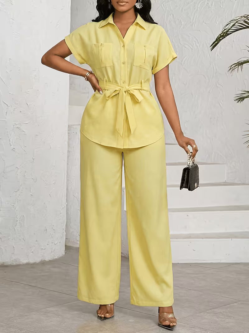 Chic Sunshine Co-Ord Set💛