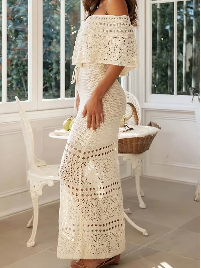 Vacay Muse Off-Shoulder Dress