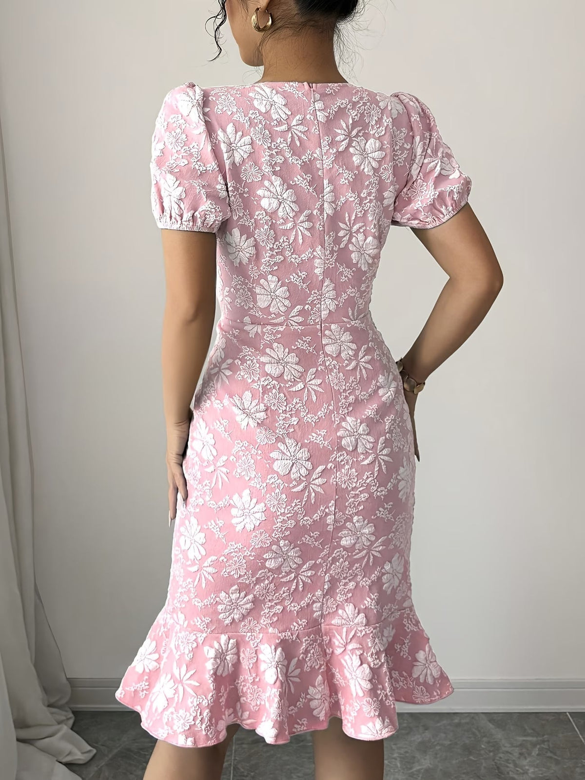 Women’s Summer Floral Bodycon Party Dress