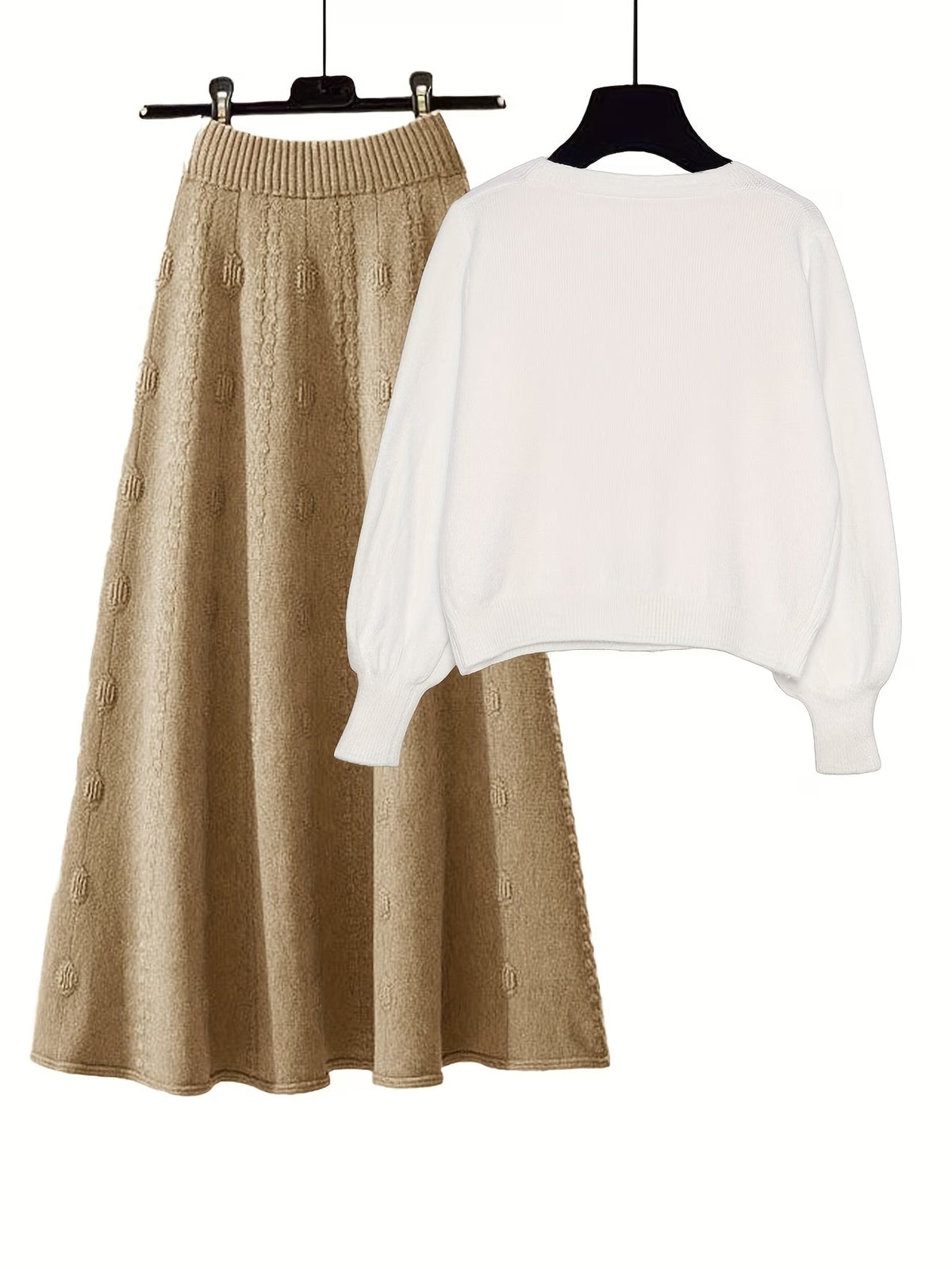 Women’s Knit Top & Skirt Set