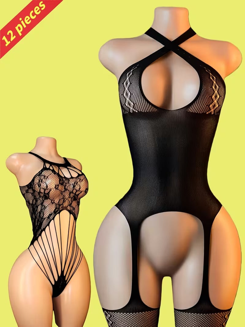 AllureNet Stretch Bodysuit Set