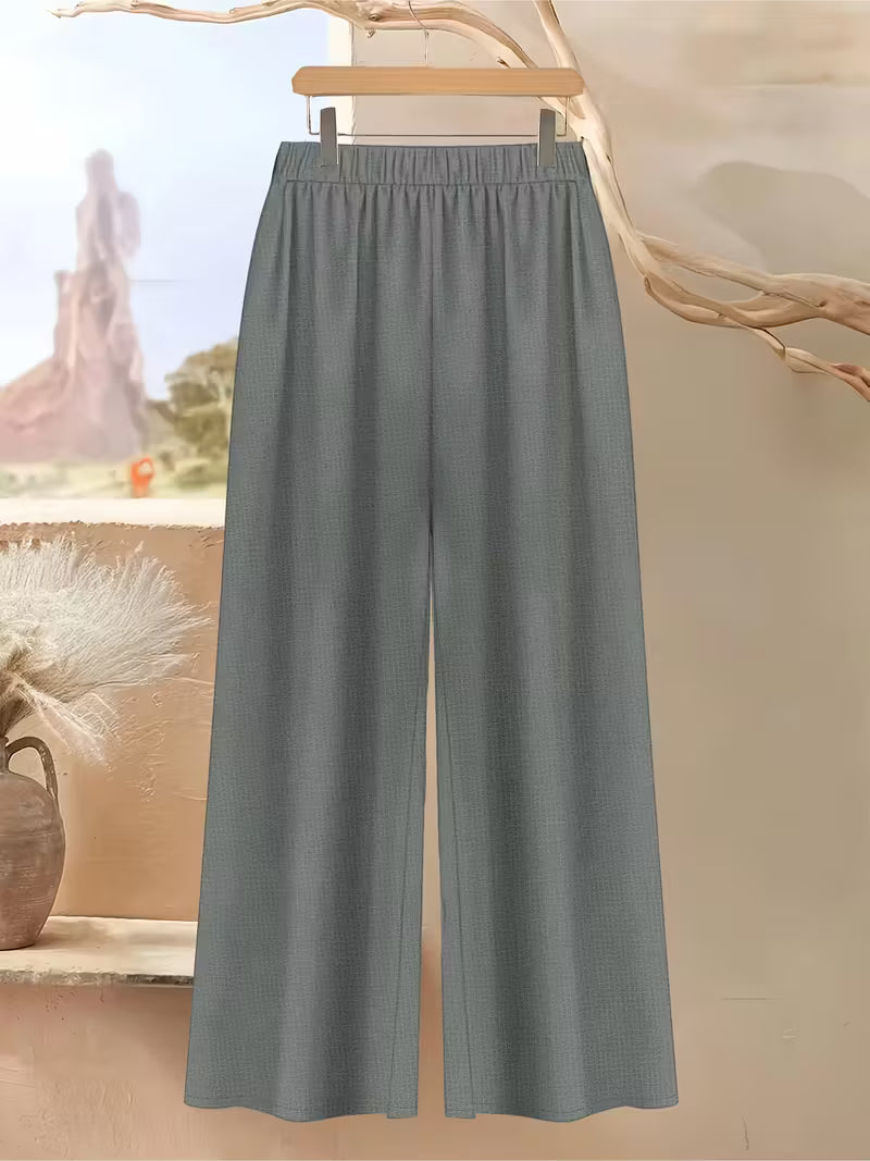 Women’s Color-Block Striped Top & Pants Set