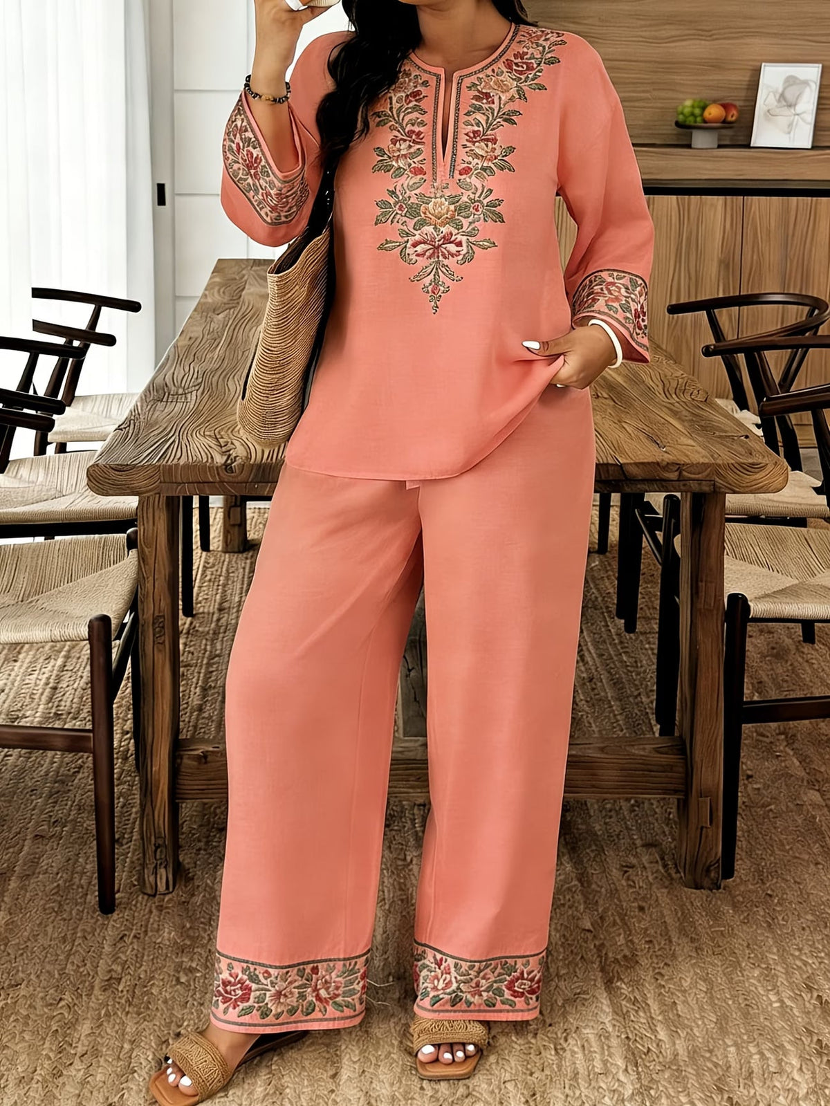 BloomVista Printed Co-Ord Set