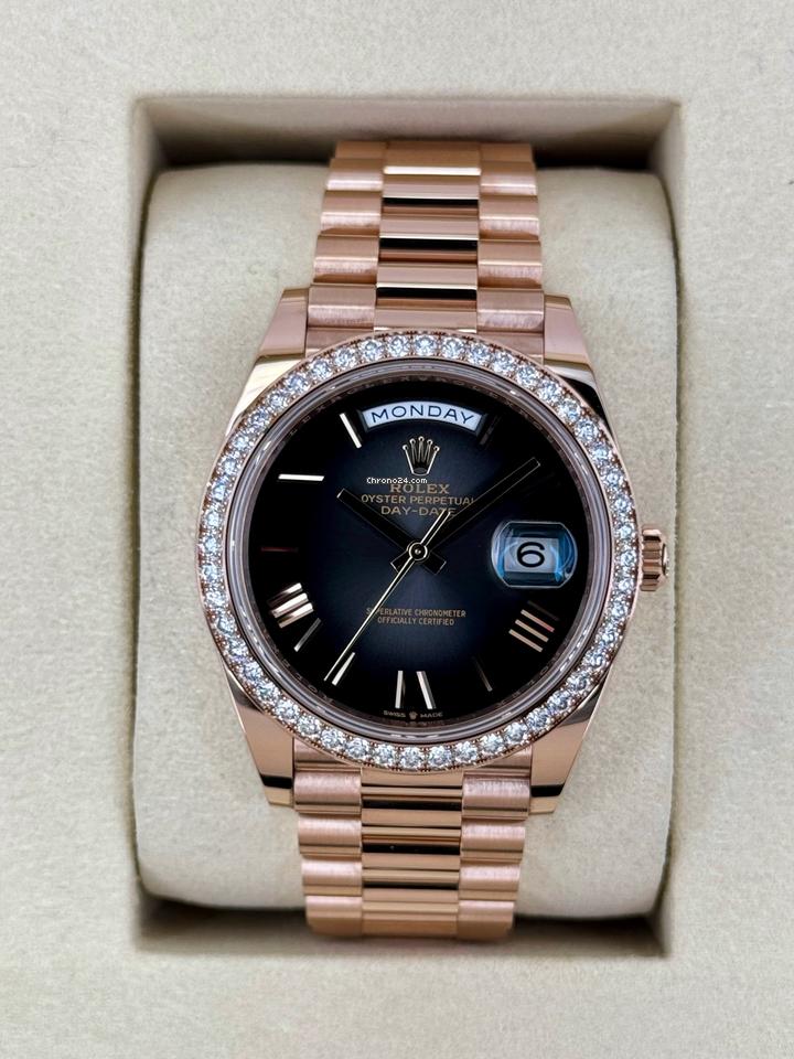 Role_x Day Date Rose Glod Diamond