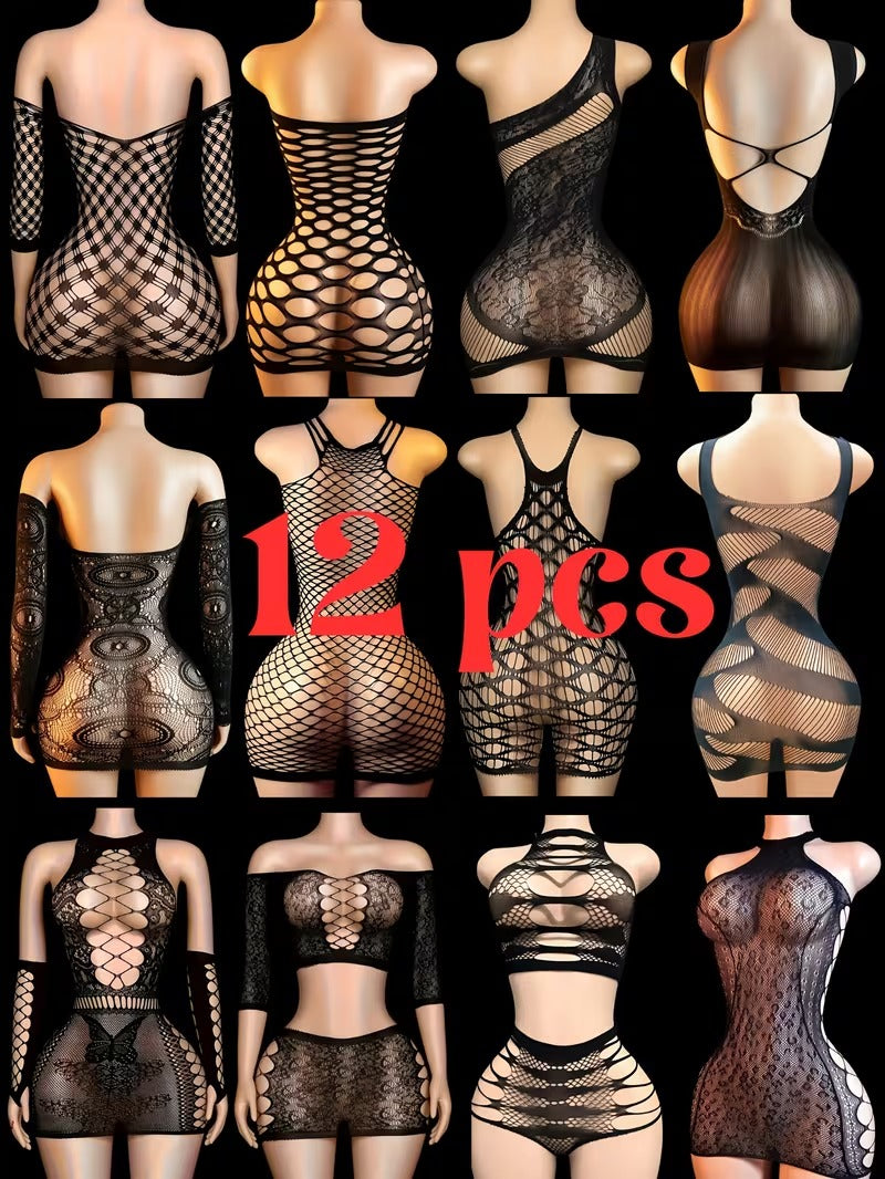 AllureNet Stretch Bodysuit Set