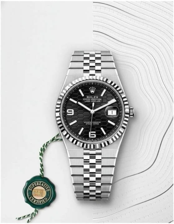 Role_x Land Dweller Silver/Black Watch
