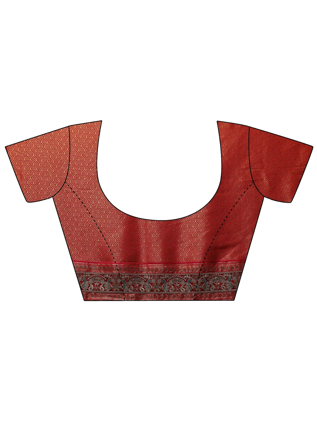 Anouk Art Mustard Ethnic Motifs Woven Design Silk Blend Saree With Unstitched Blouse Piece