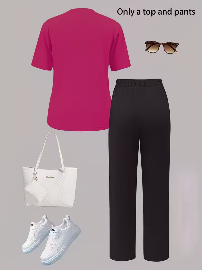 RelaxFit Printed Co-Ord Outfit