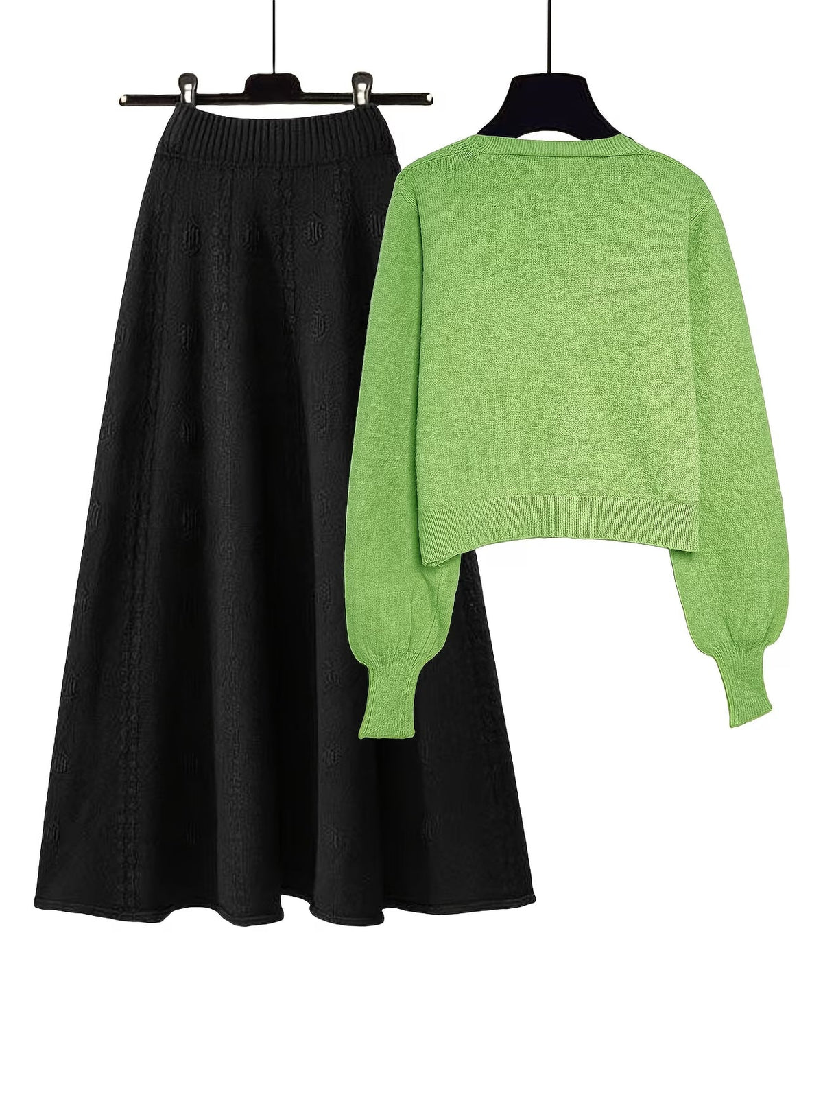 Women’s Knit Top & Skirt Set