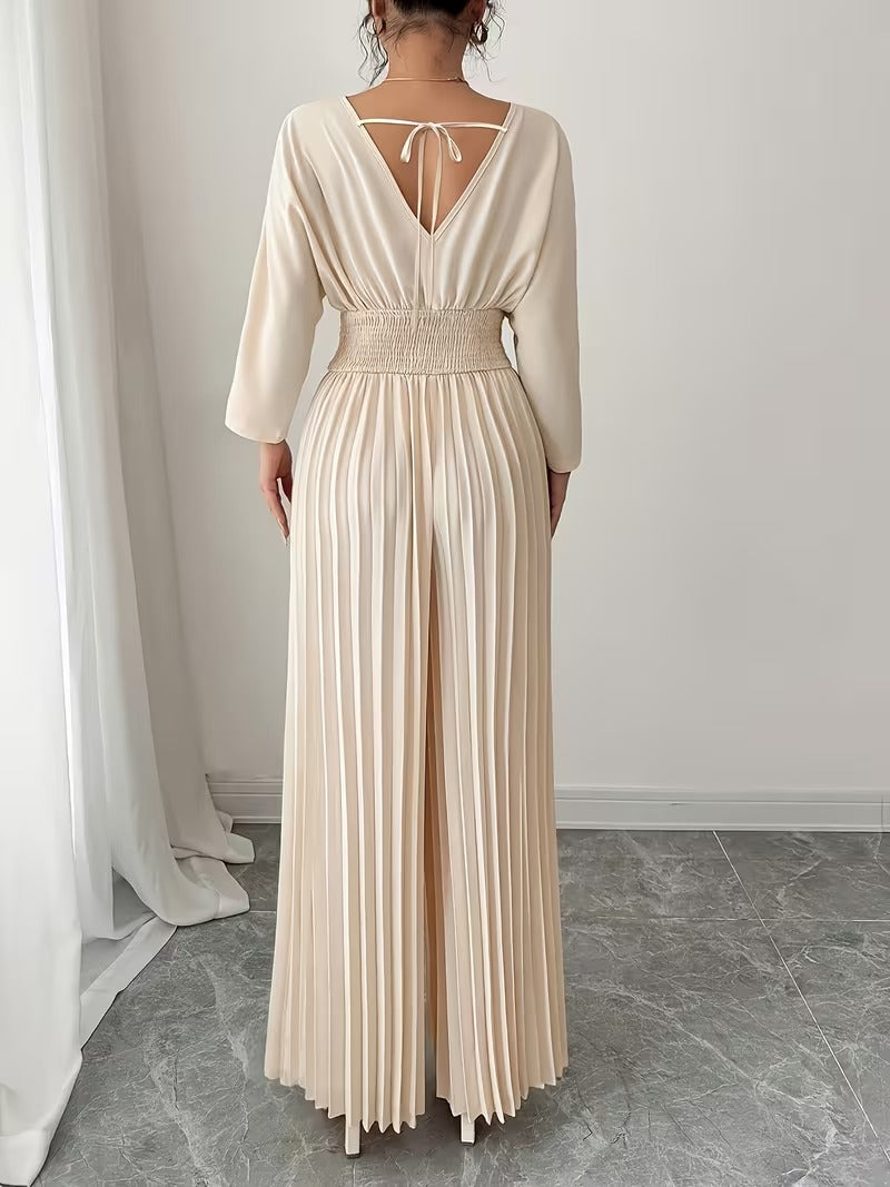 Scarlet Grace Pleated Jumpsuit