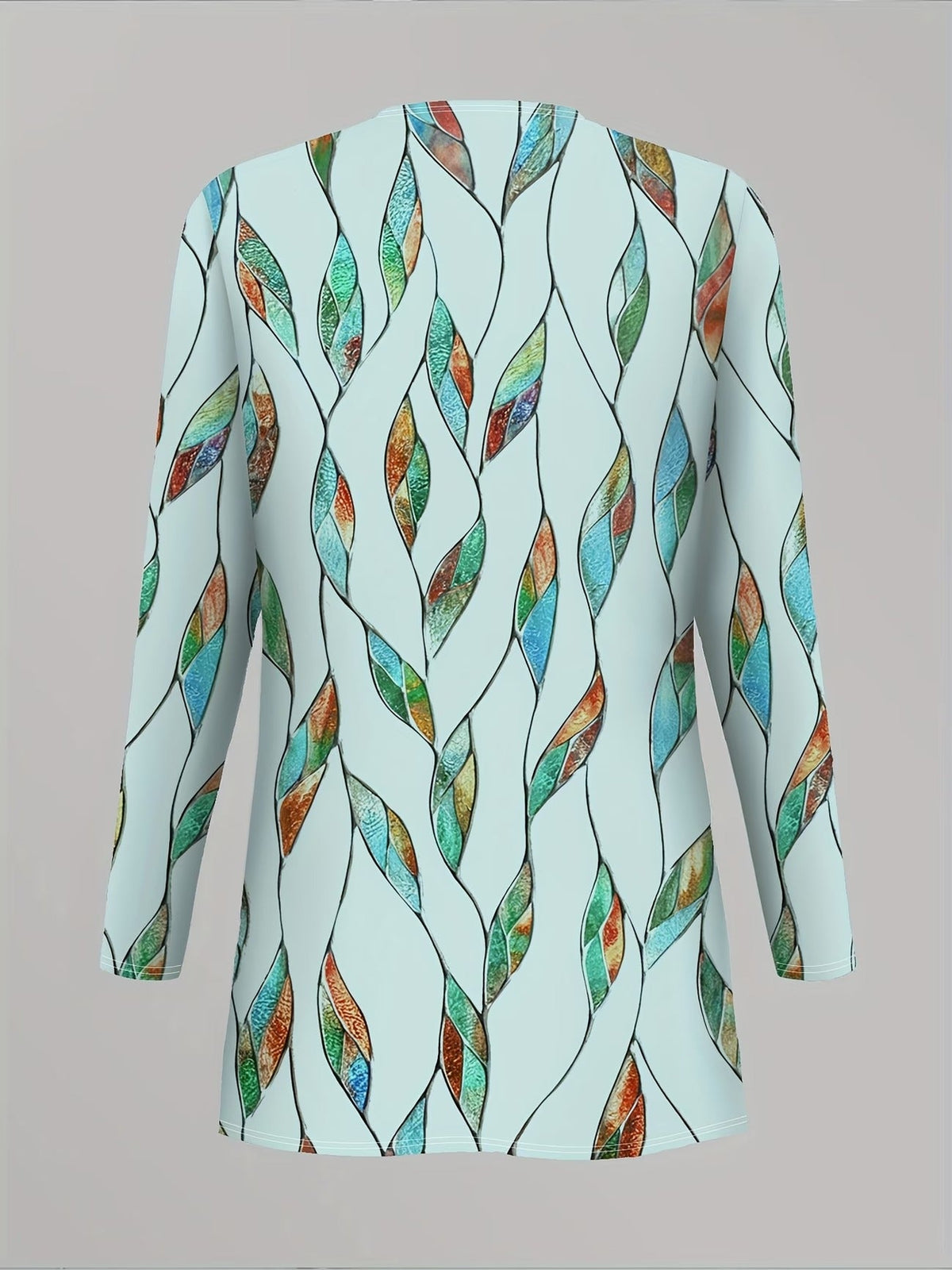 Women’s Stylish 3-Piece Set – Solid Cardigan, Casual Vest & Printed Palazzo Pants