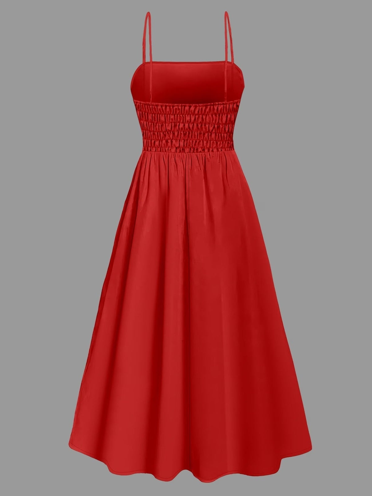 Elegant Solid Long-Sleeve Shirt & Waistline Maxi Skirt Set – Sophisticated Women’s Two-Piece Outfit