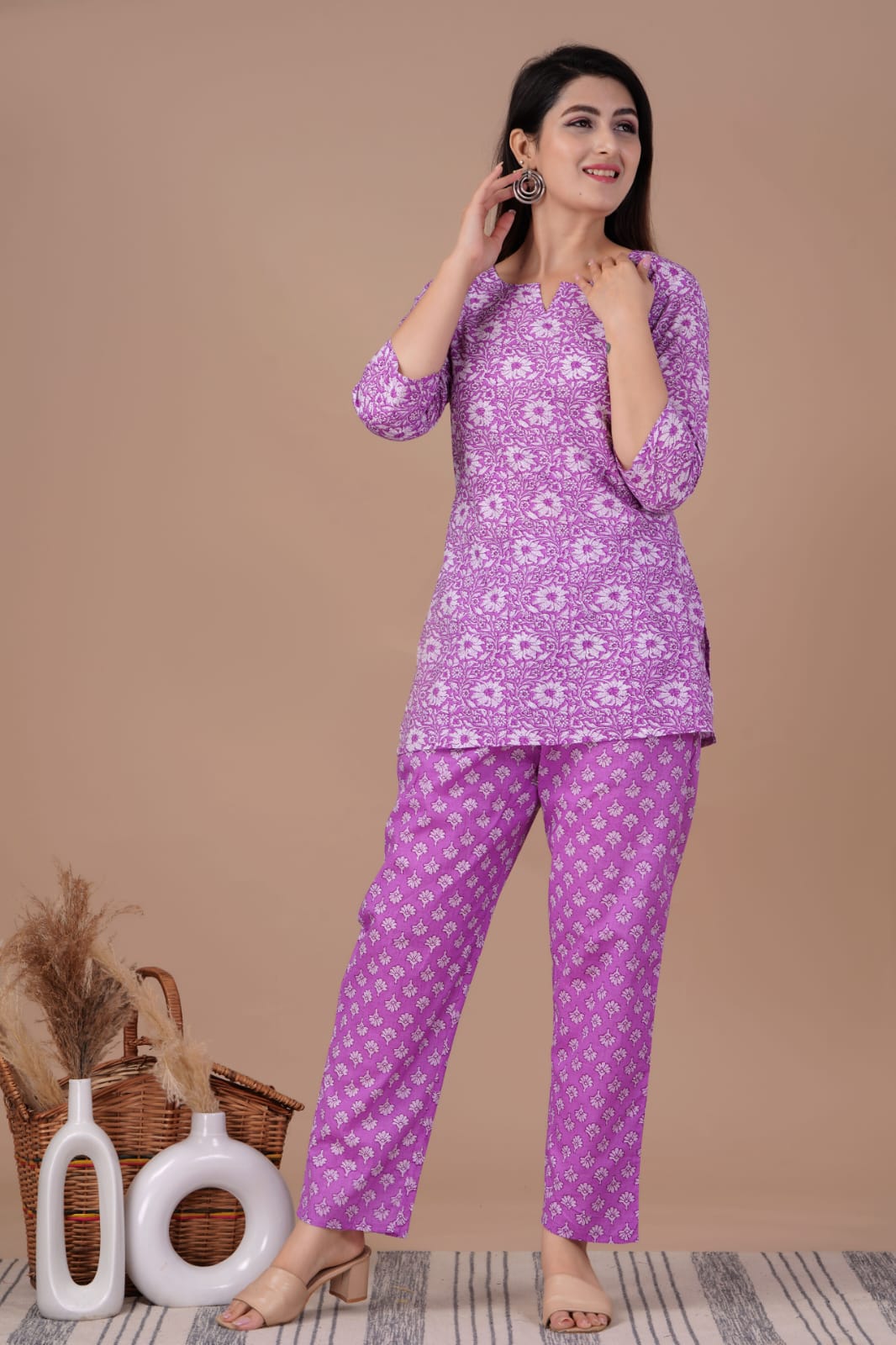 Cotton Night Suit Set