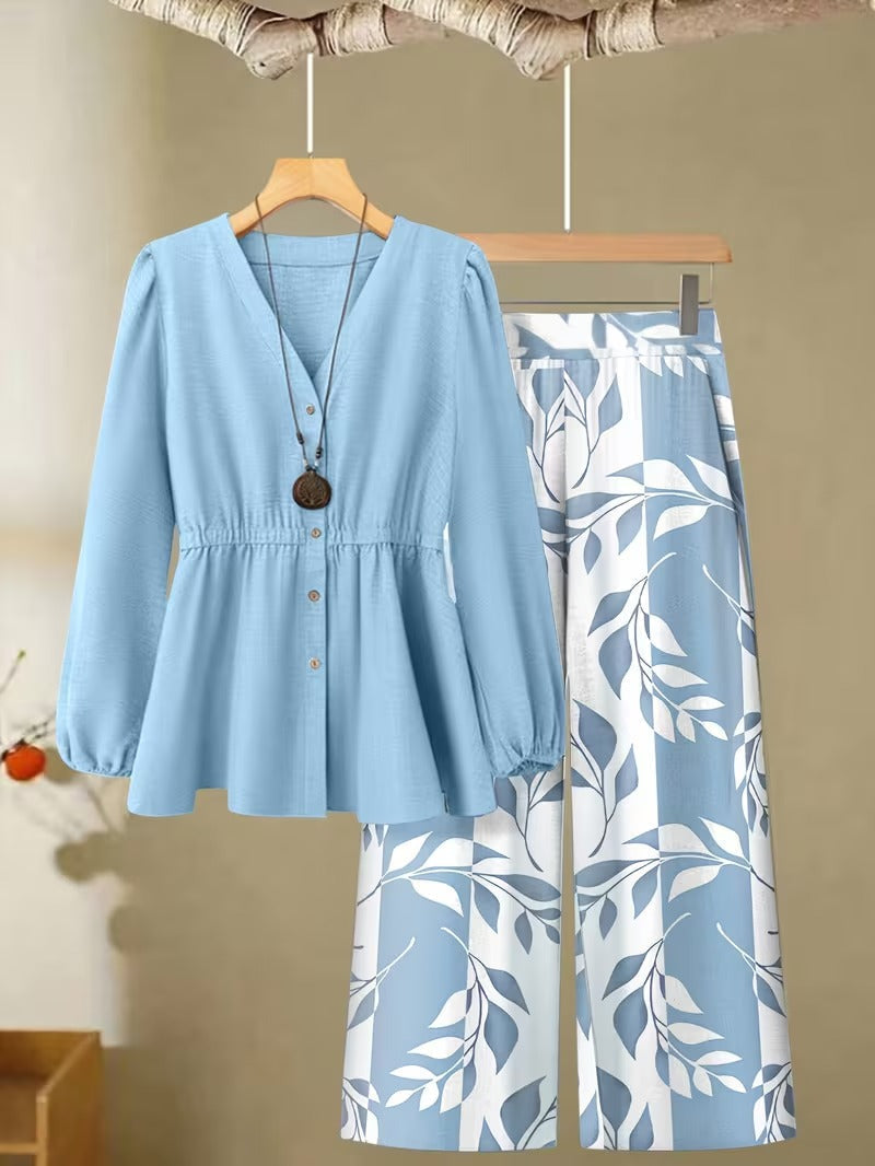 Women’s Stylish Floral Pants Set
