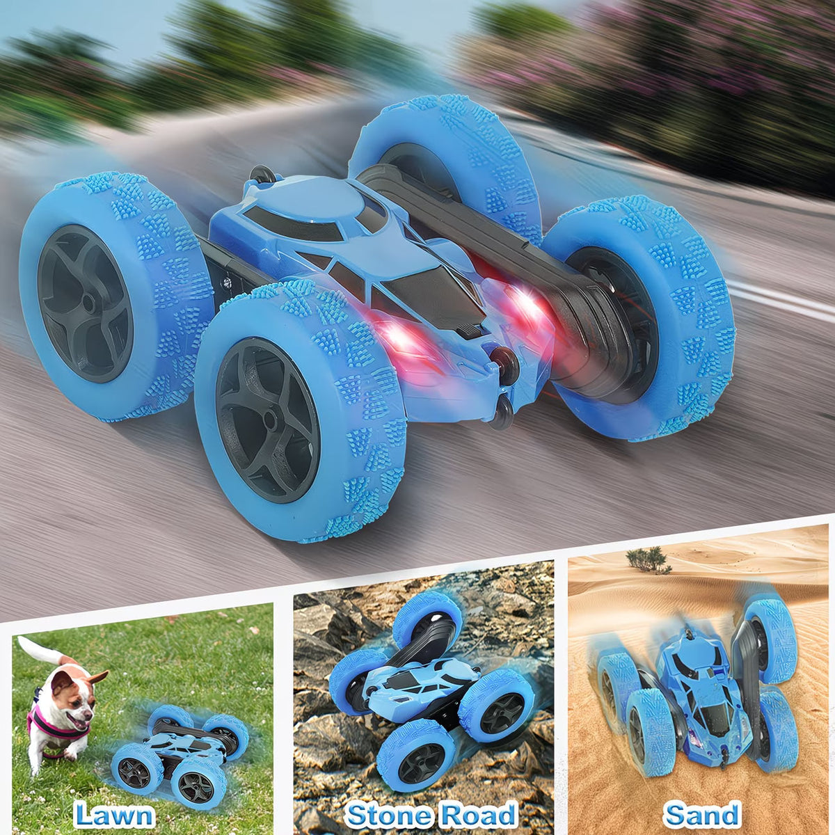 🚗 360° Flip 4WD Remote Control Stunt Car for Kids