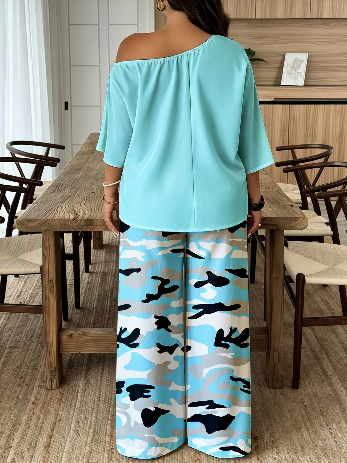 Neon Queen Camo Lounge Co-Ord Set