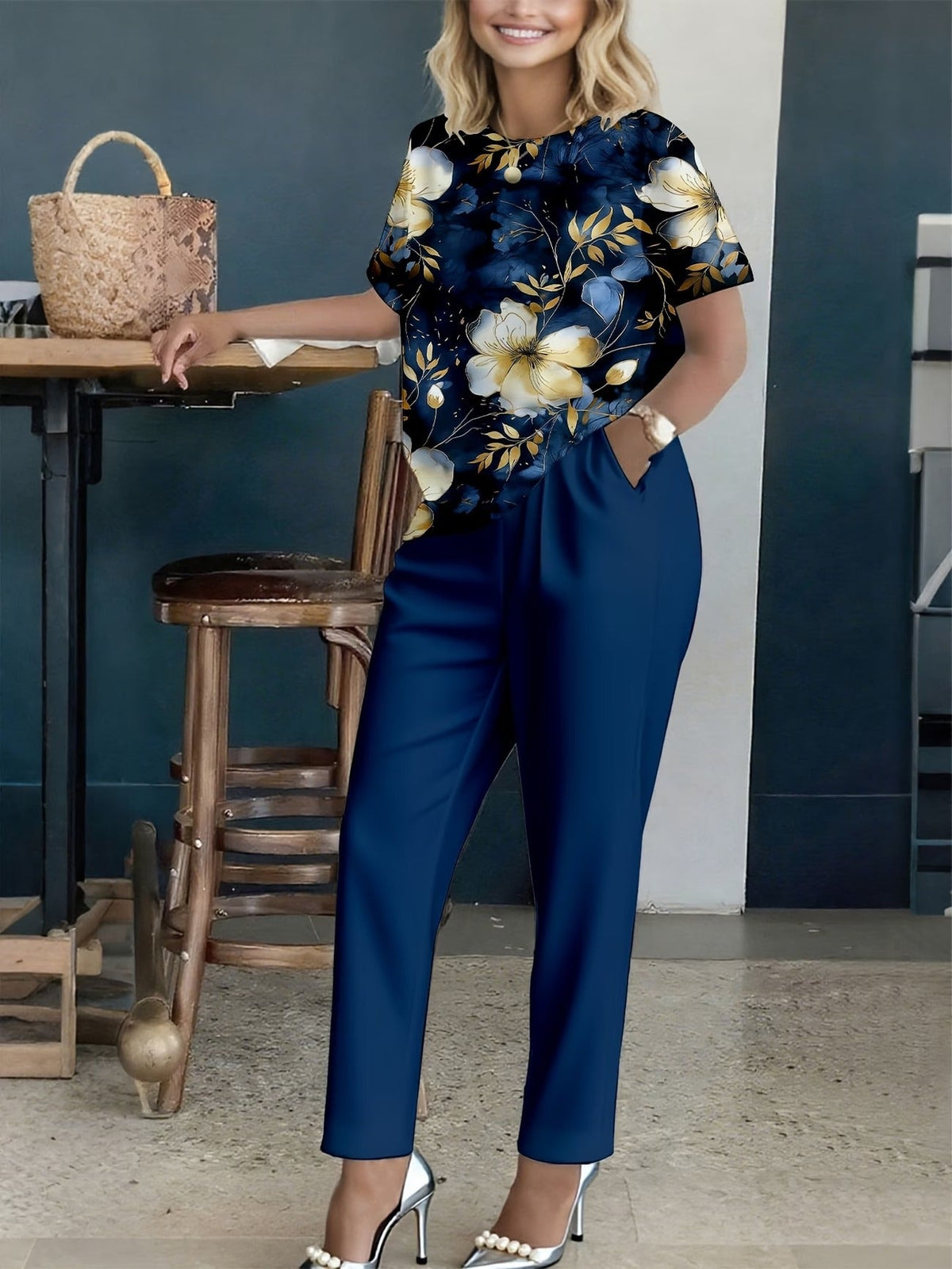 Daily Charm Floral Outfit
