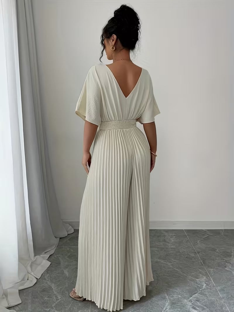 Scarlet Grace Pleated Jumpsuit