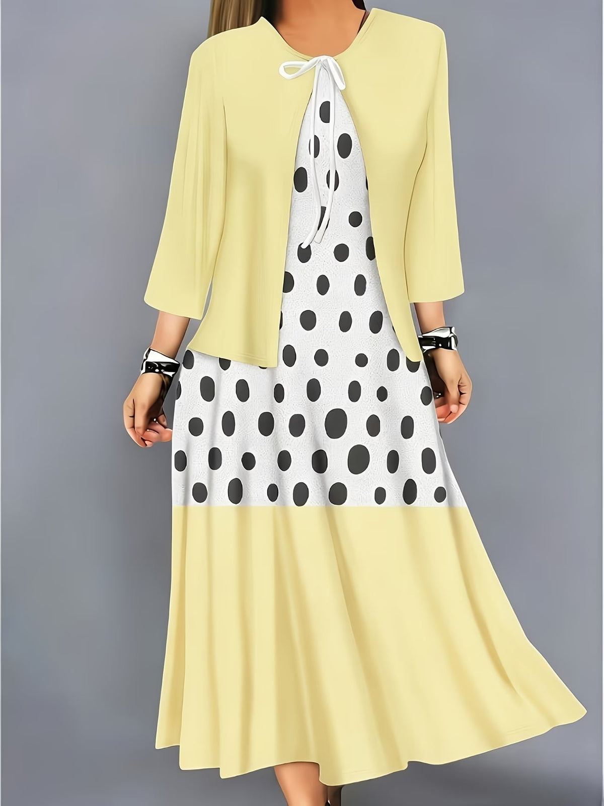 Floral Elegance Maxi Co-Ord Set