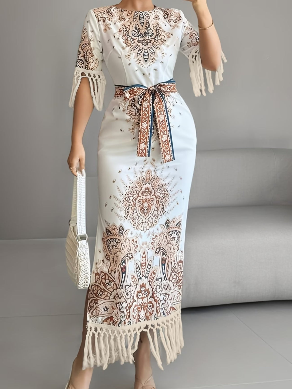 Elegant Floral Print dress