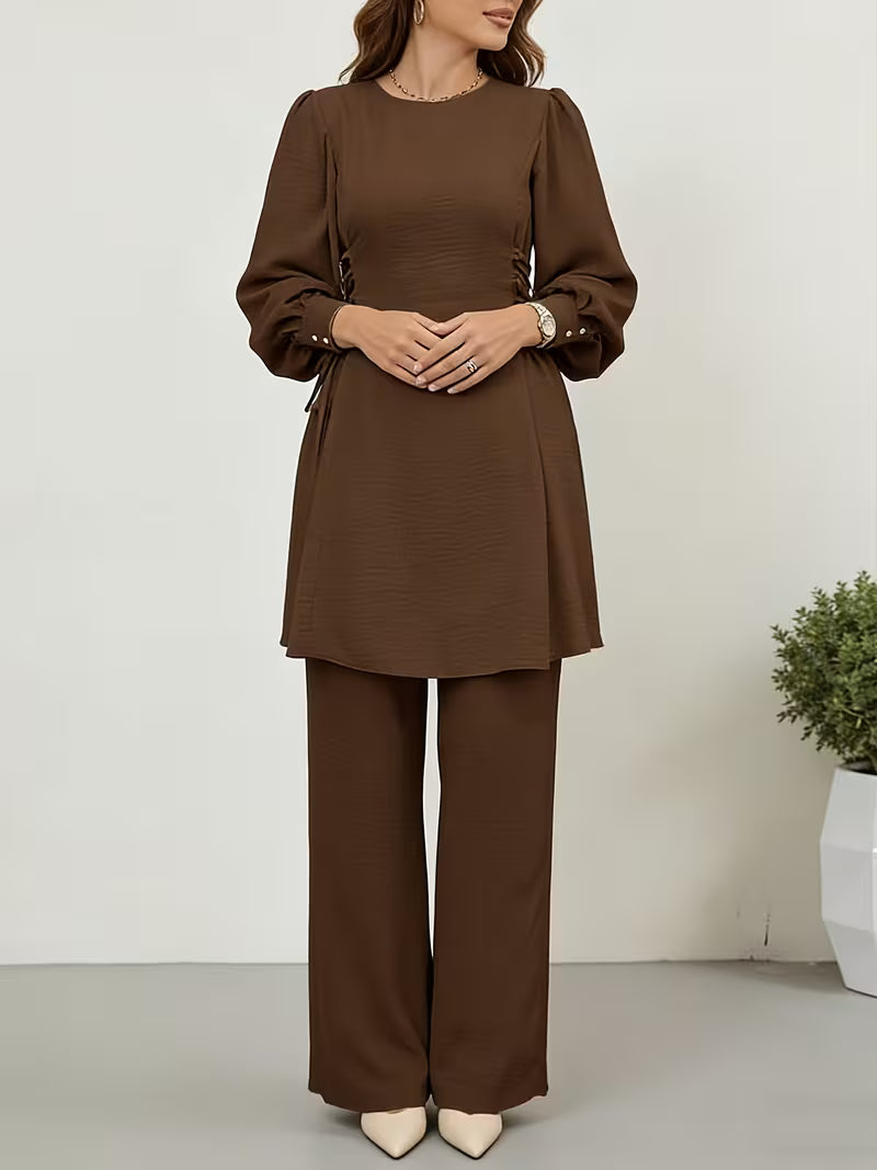 Middle Eastern Arabian 2pcs Abaya Set
