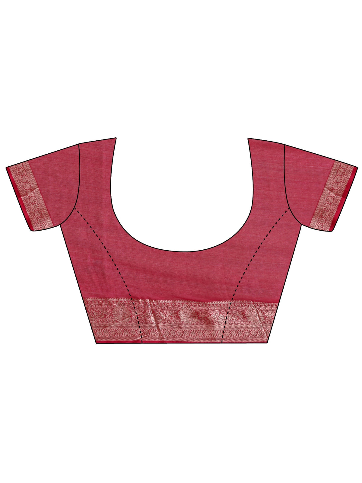 Anouk Blue Pochampally Ikkat Chiffon Saree With Unstitched Blouse Piece